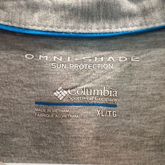 Columbia Men's Omni-Shade Short Sleeve Shirt Brown XL - Picture 6 of 10